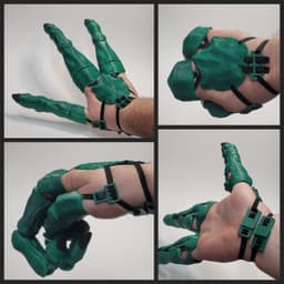 Alien Articulated Fingers 3d model