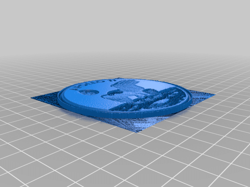 Apollo 11 Mission Patch 3d model