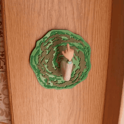 middle finger rick hook 3d model