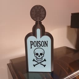 Halloween Poison Bottle – Gothic Apothecary Edition 3d model