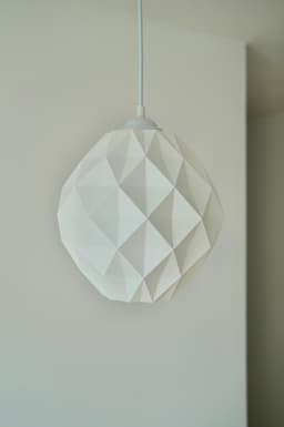 ORIGAMI – Geometric Minimalist E27 Pendant Lampshades 3d model