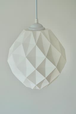 ORIGAMI – Geometric Minimalist E27 Pendant Lampshades 3d model