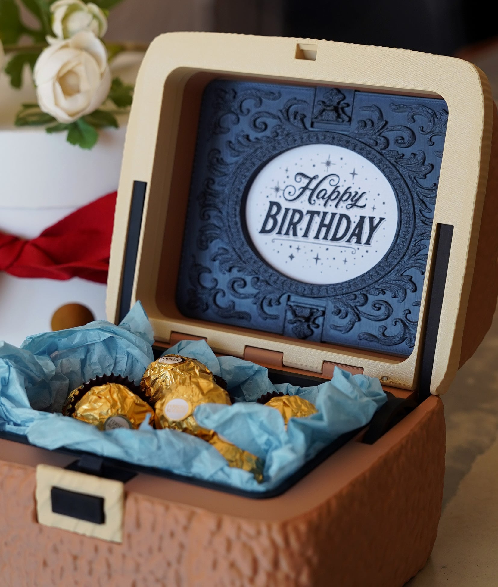 SquareBear Gift & Storage Box 3d model