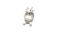 Spike with a spiney - Mario fan art 3d model