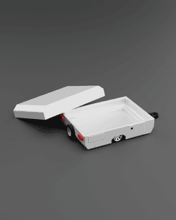 Pop Up Camper Stash Box **Support Free, Multi Part, Easy Print** 3d model