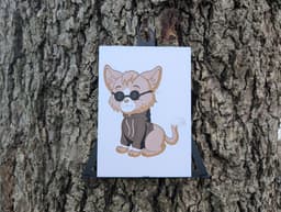 Personified Animals - Cool Cat Filament Painting 3d model