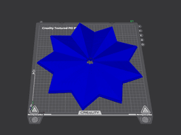 Large Format Fractal Fidget Star V2 Open Center 3d model