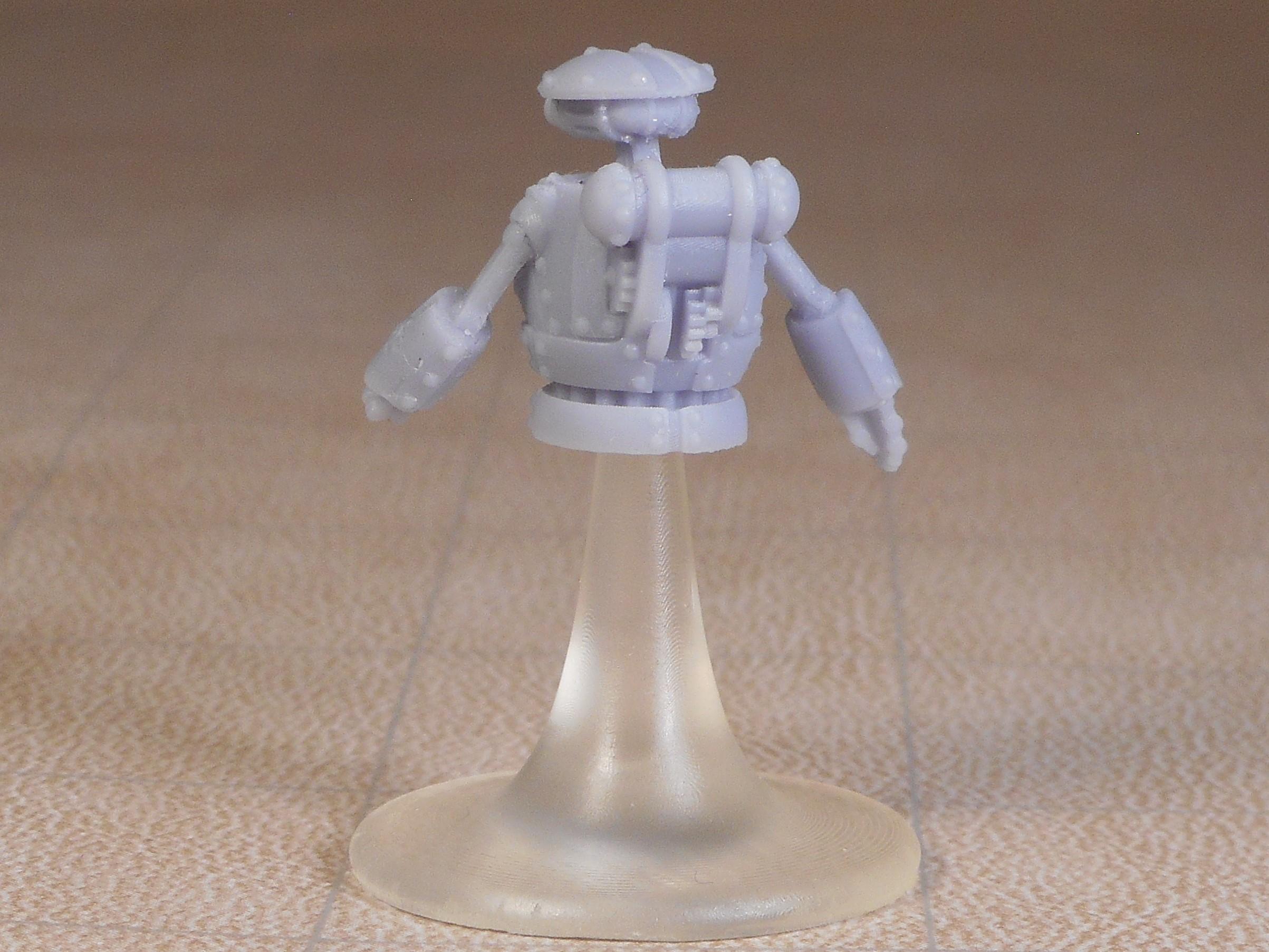 Clockwork Floating Robot Miniature Artificer Homunculus Construct Servant for Tabletop Games 3d model