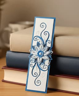 Floral Bookmark 2 3d model