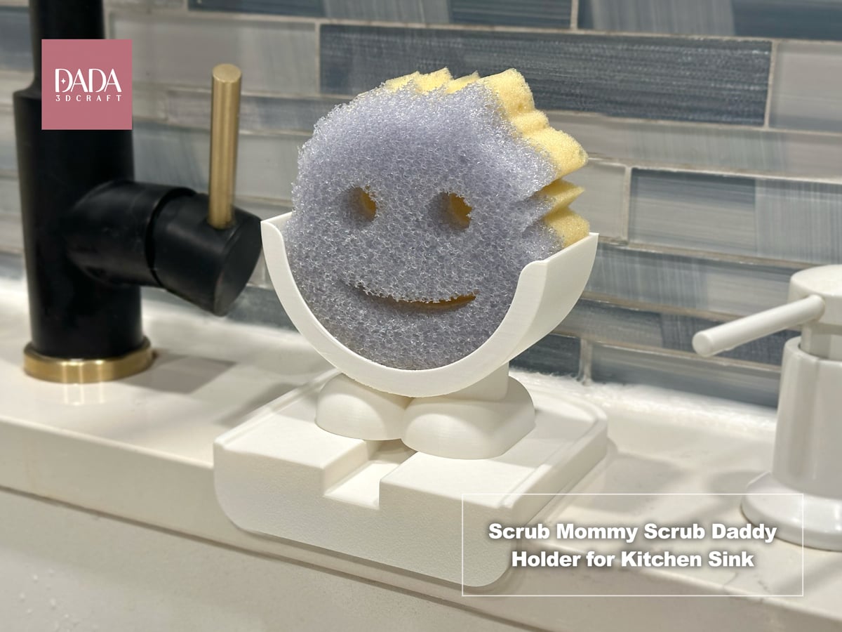 Scrub Mommy Scrub Daddy Sponge Holder 3d model