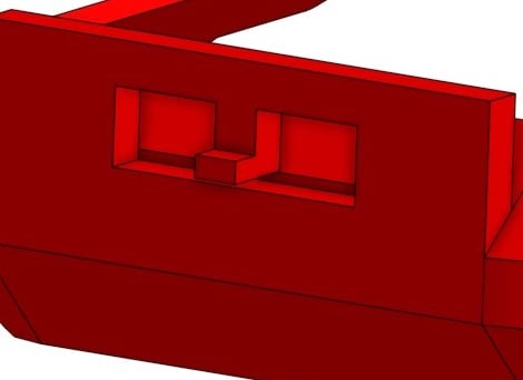 FitBit Versa Alternate Strap/Holder 3d model