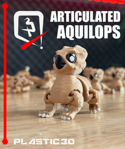Articulated Aquilops — The Ancient Beak 3d model