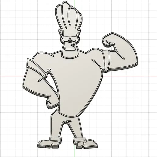 Johnny Bravo 3d model