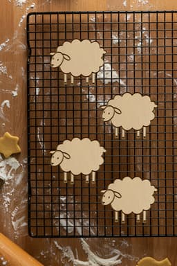 Sheep Cookie Cutter, Biscuit Cutter 3d model