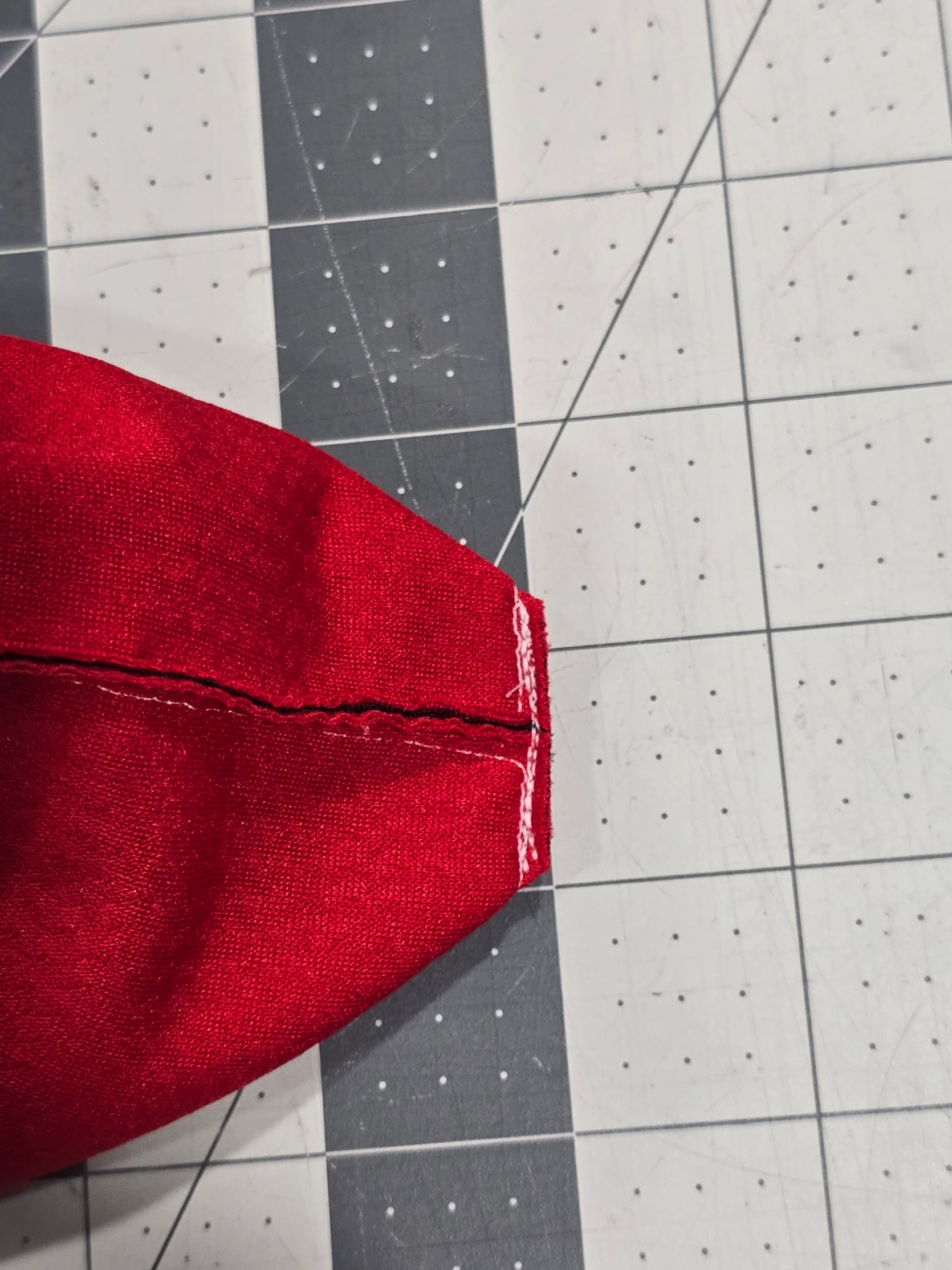 Magnetic closure textile clutch 3d model
