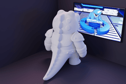 Jacare Cartoon RPG.stl 3d model