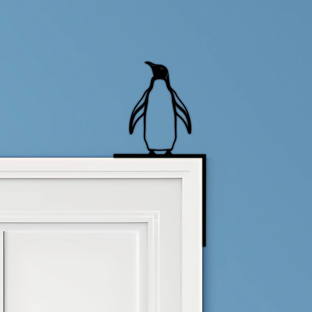 Penguin Door Corner Decor 3d model