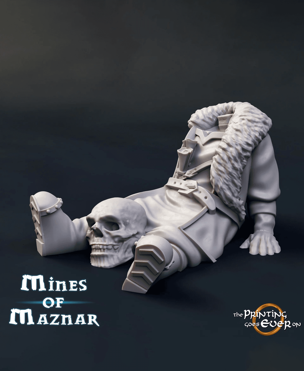 Dead Dwarf Scribe - A 3d model
