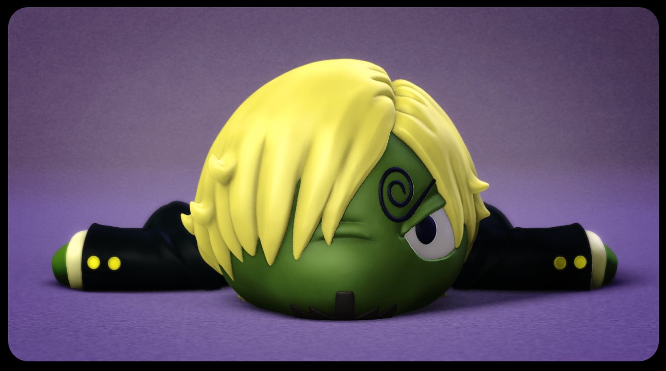 Super Turtle Sanji 3d model