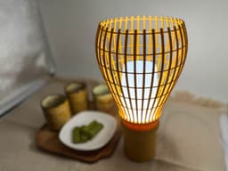Matcha Whisk LED Lamp (E14 Cord Compatible) 3d model