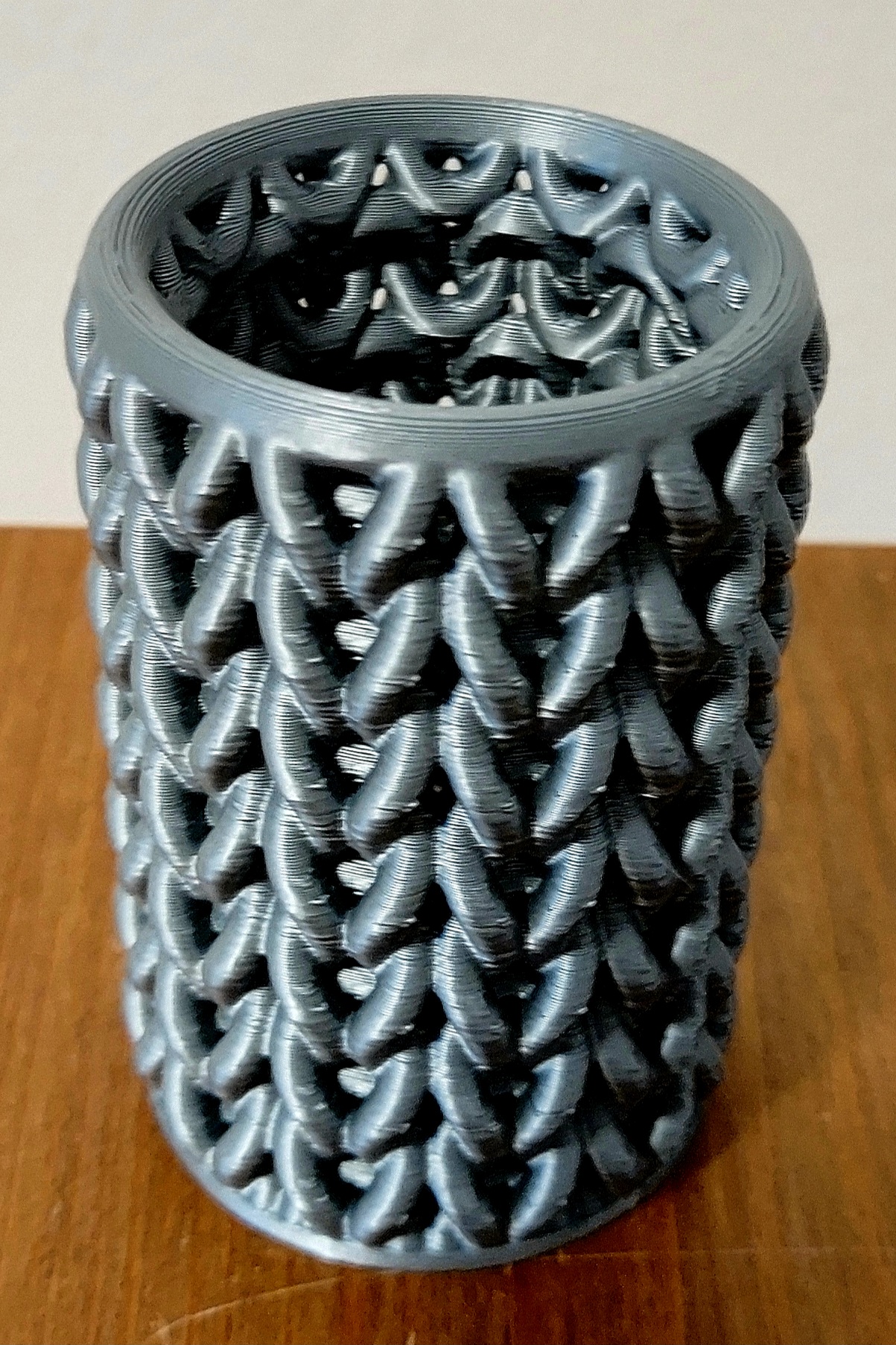 Knit Cylinder (Medium) - I love it. And so does my wife. Thanks. - 3d model