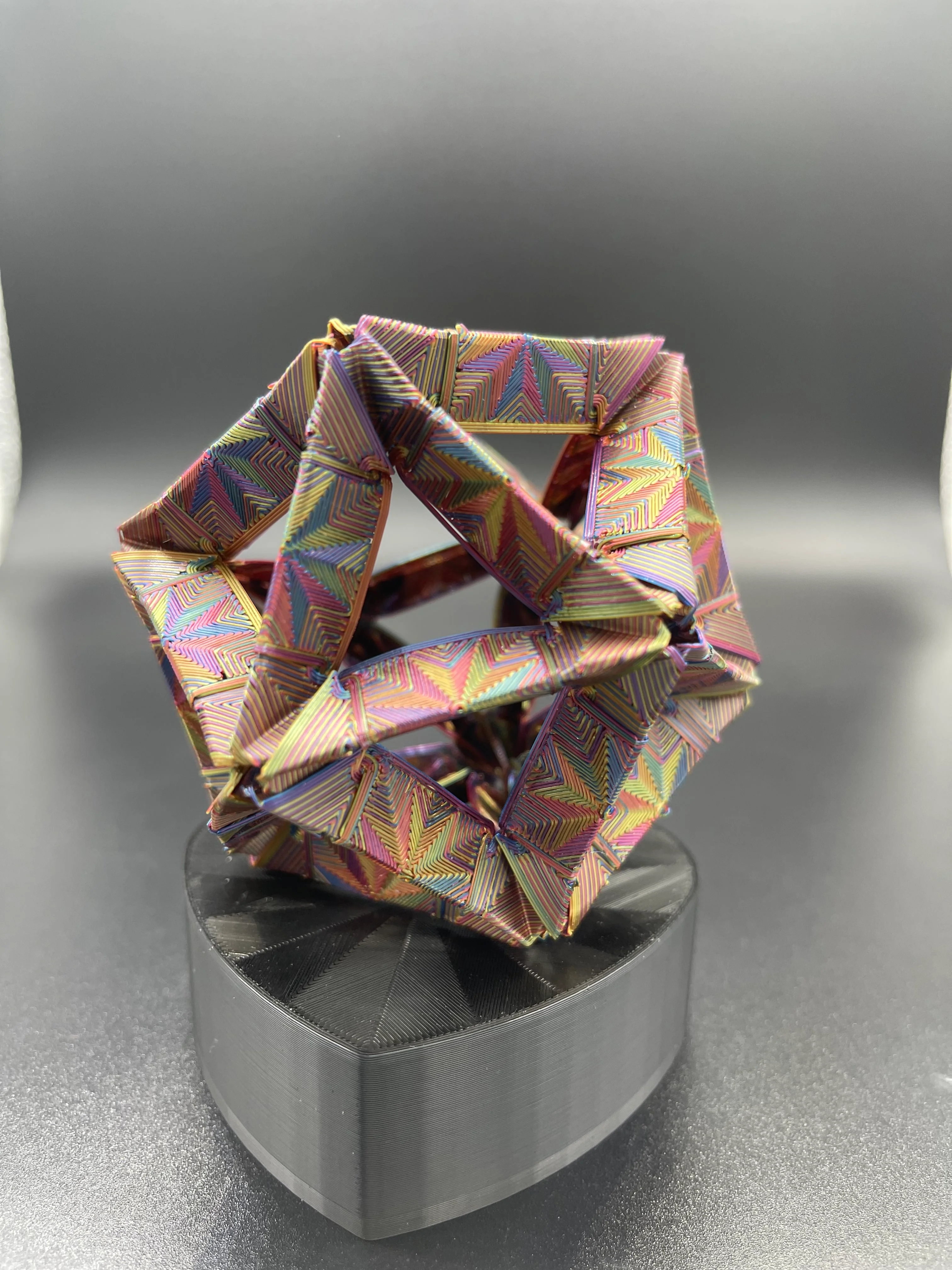 Printagami Modular Edge Origami Piece 3D Printed Origami 3d model