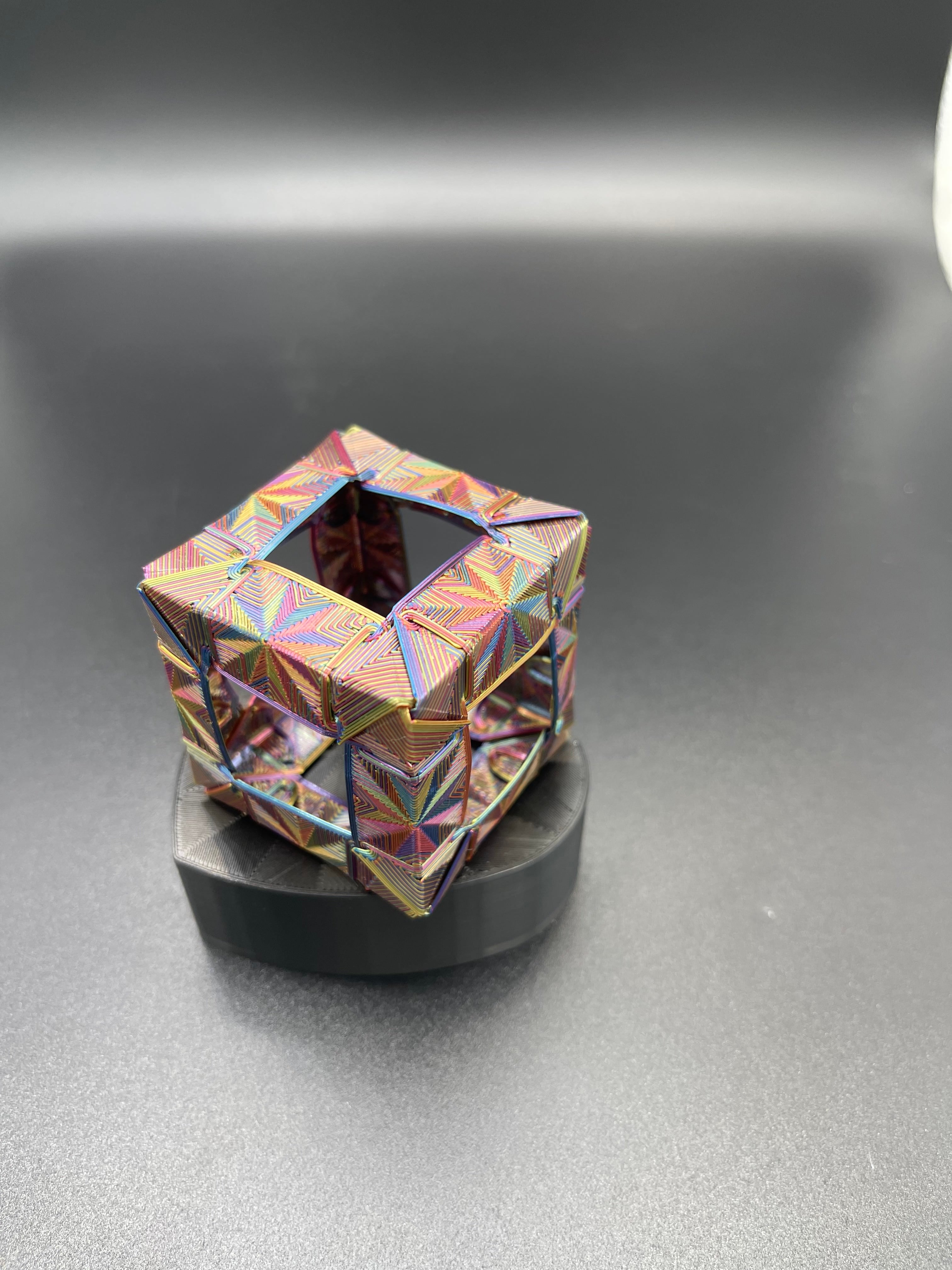 Printagami Modular Edge Origami Piece 3D Printed Origami 3d model