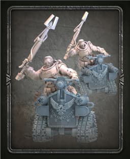 Iron Enforcers on Terror Trams (July Release) 3d model
