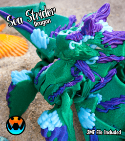 Sea Strider Dragon 3d model