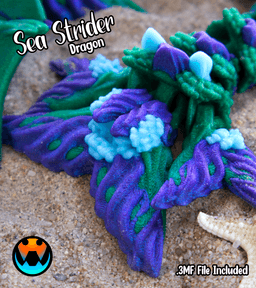 Sea Strider Dragon 3d model