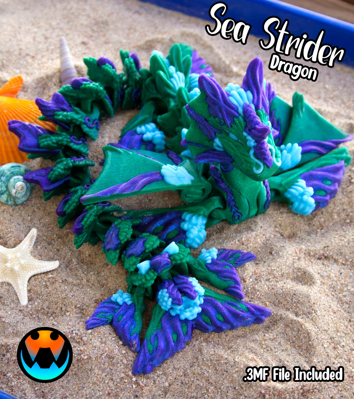 Sea Strider Dragon 3d model