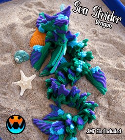 Sea Strider Dragon 3d model