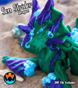 Sea Strider Dragon 3d model
