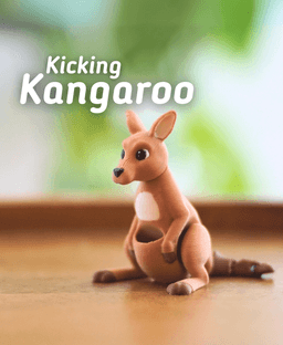 Kicking Kangaroo - Articulated Fidget Kangaroo - Ludo Flexy 3d model