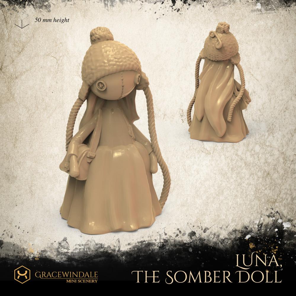 Luna, The Somber Doll 3d model
