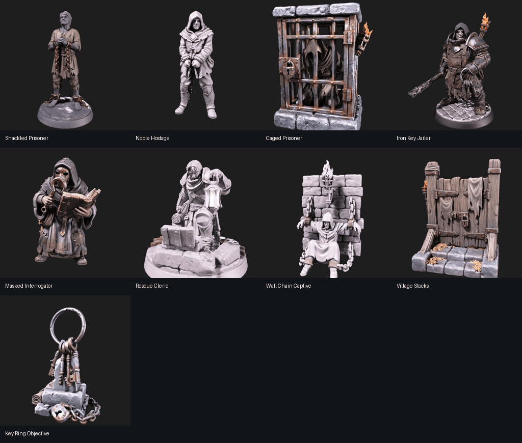 Iris and Orin - Dungeon Rescue Pack STL Pack 3d model
