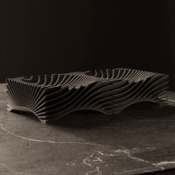 Two sided display bowl 3d model