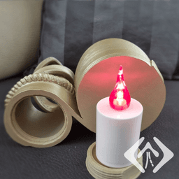 Spiral Display Stand for Plants and LED Lights 3d model