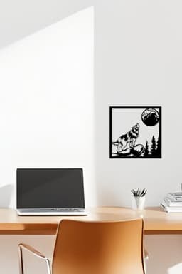 Wolf Wall Art, Wall Decor, Home Decor 3d model