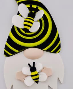 Magnetic Bee Hat For Gnome Modular Sign 3d model
