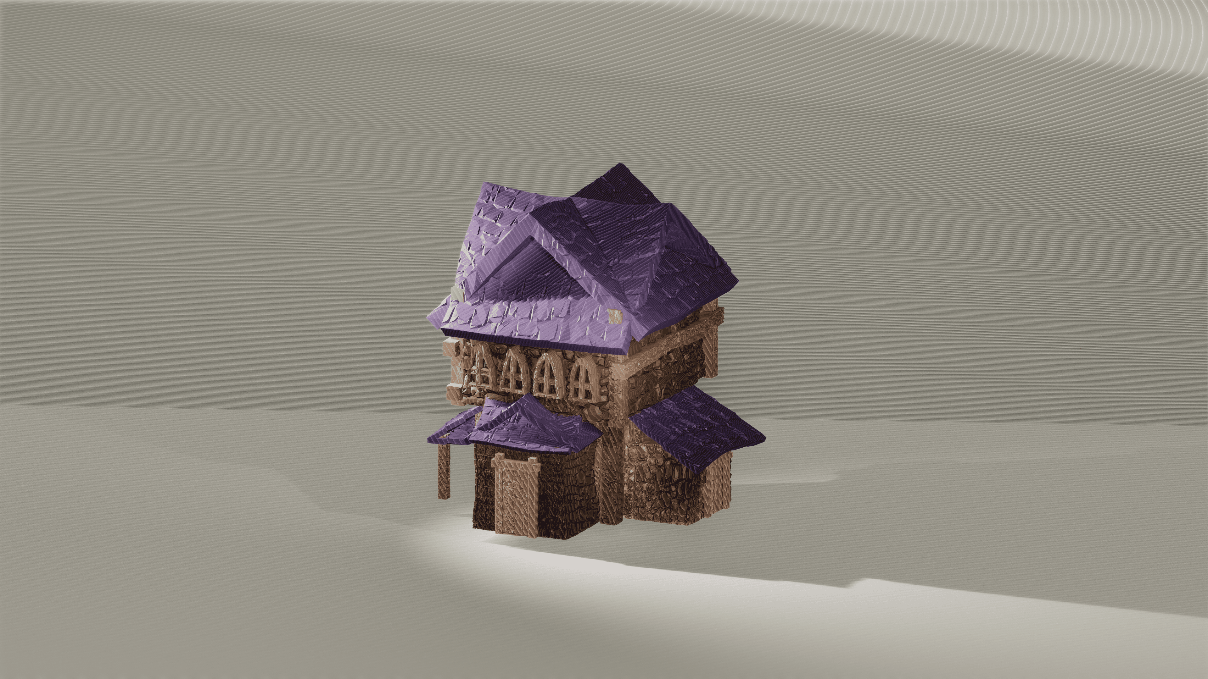 Fantasy Building 3d model