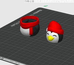 Penguin Fidget Clicker 3d model