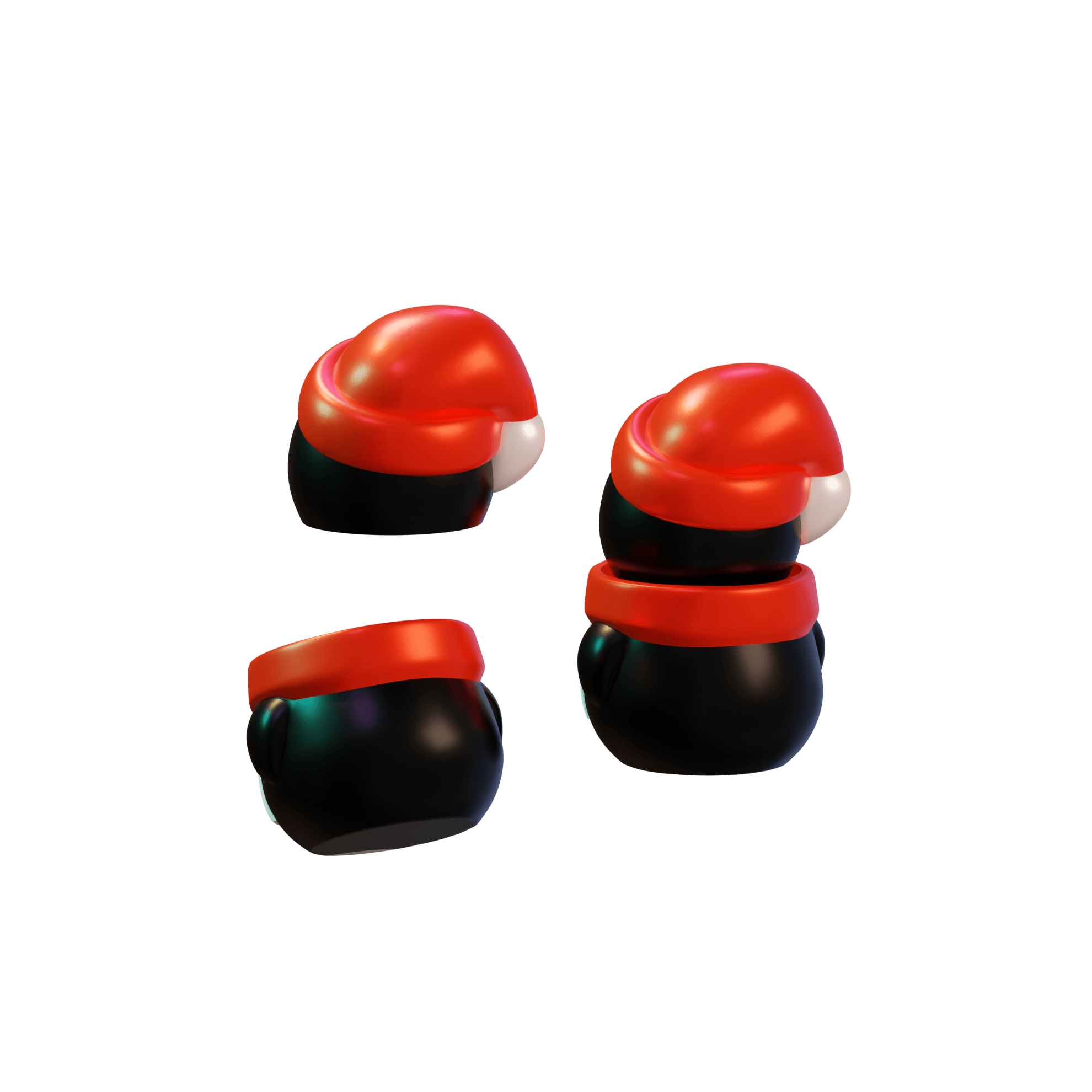 Penguin Fidget Clicker 3d model