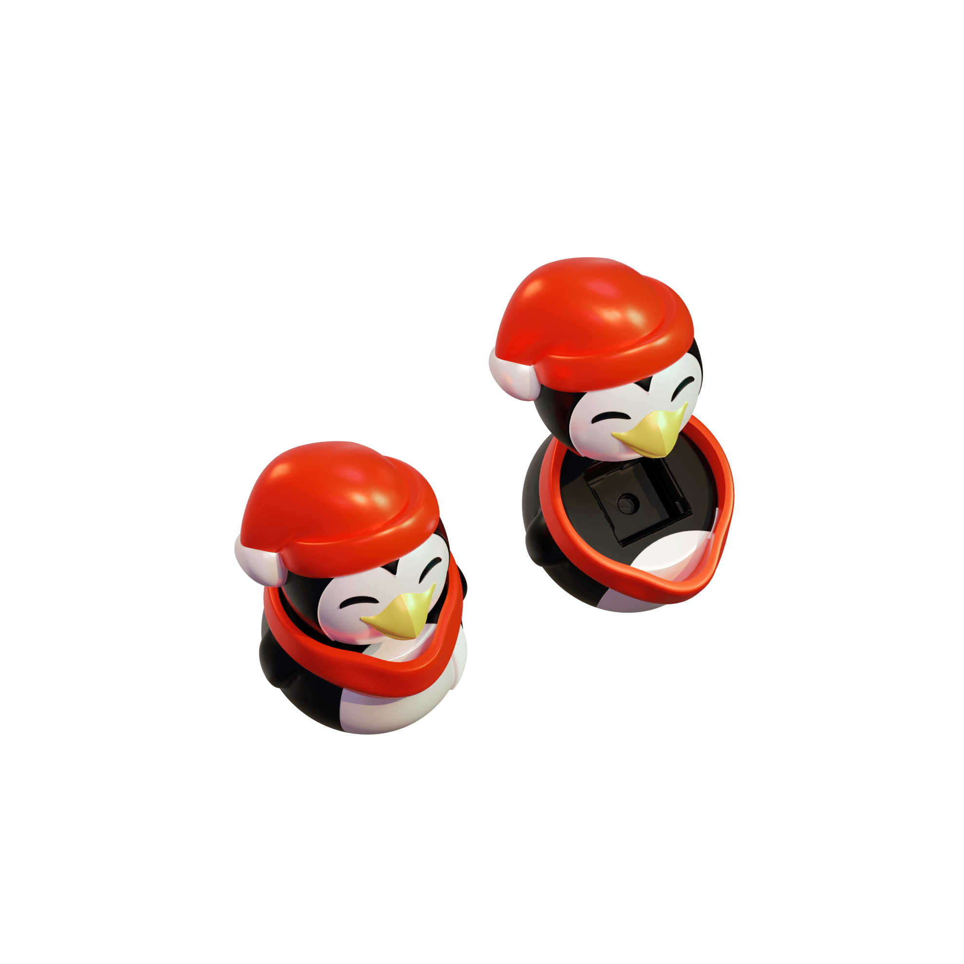 Penguin Fidget Clicker 3d model
