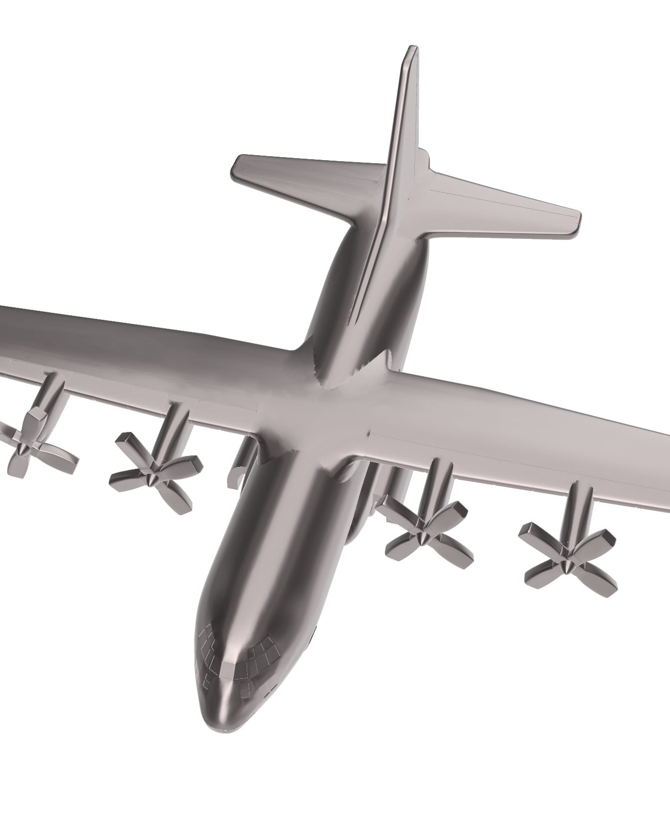 Lockheed C-130A Hercules 3d model