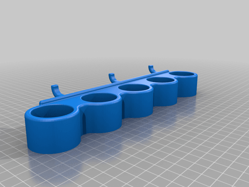 Walgreens Pill / Medicine Bottle Pegboard Mount 3d model