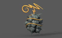 Jiki Jiki Devil Fruit 3d model
