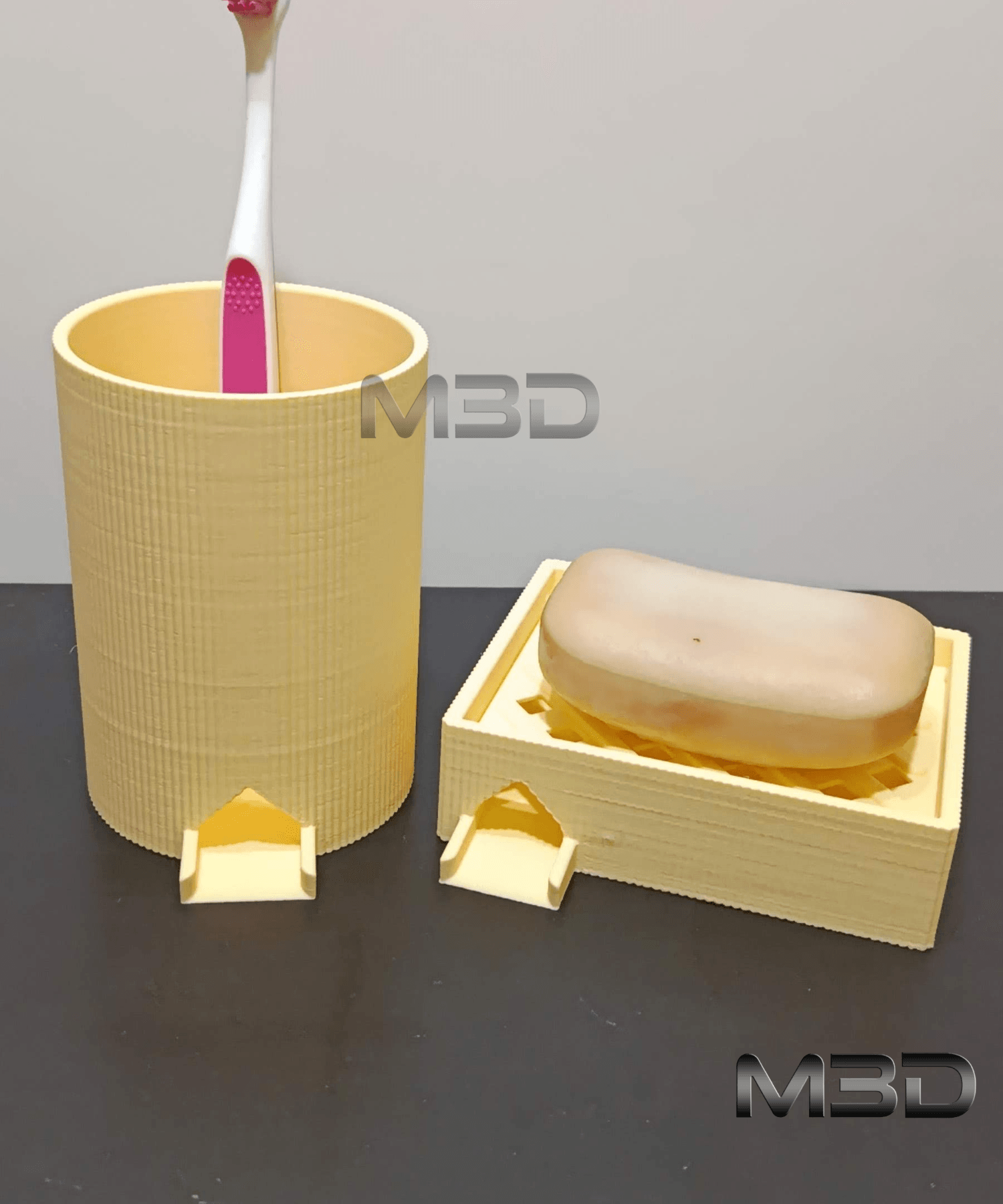 DrainFlow Soap and Brush Set / no supports / 3mf included 3d model