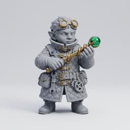Iris and Orin - Sparkcoil Apprentice STL - Clockwork Gnome Tinkerers 3d model