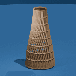 Mesh Vase 3d model